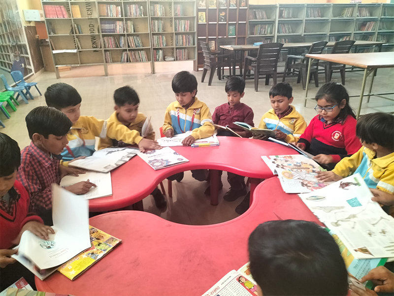 Outdoor Learning Experience at SDIS Faridabad Students enjoying an outdoor activity